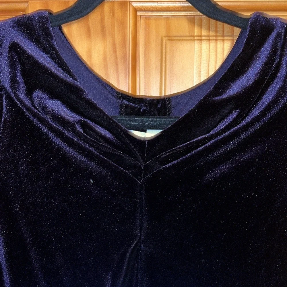 Girls formal velvet and lace pink dress, Size 8 - Picture 6 of 15
